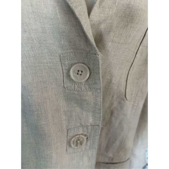 Chico’s Linen Lightweight Jacket - Picture 3 of 9